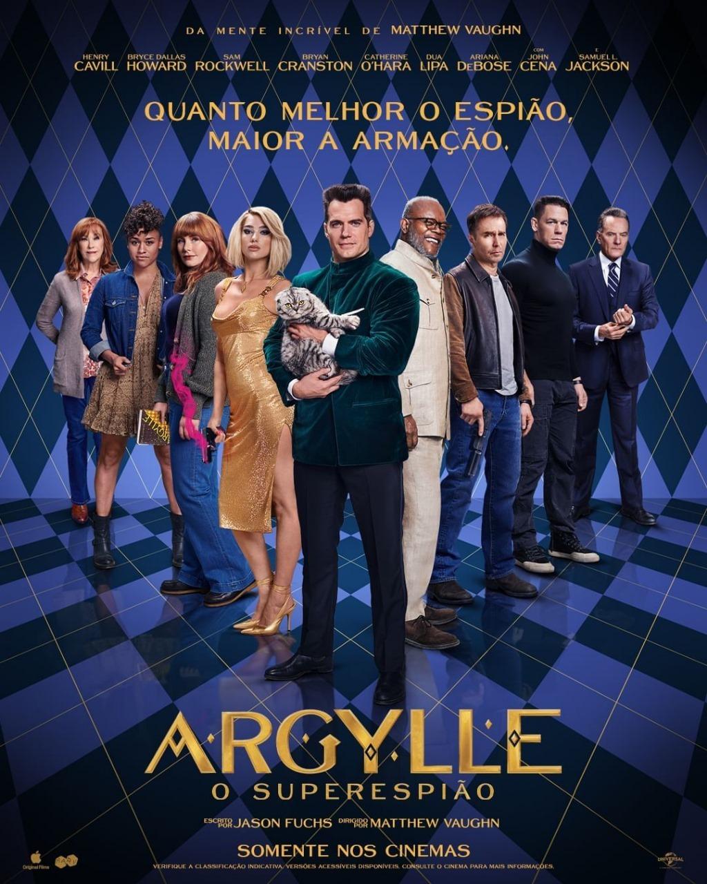 Argylle chega às salas da Moviecom Jaraguá