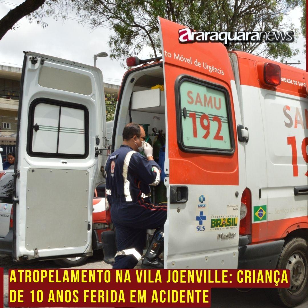 Atropelamento na Vila Joenville: Criança de 10 Anos Ferida em Acidente