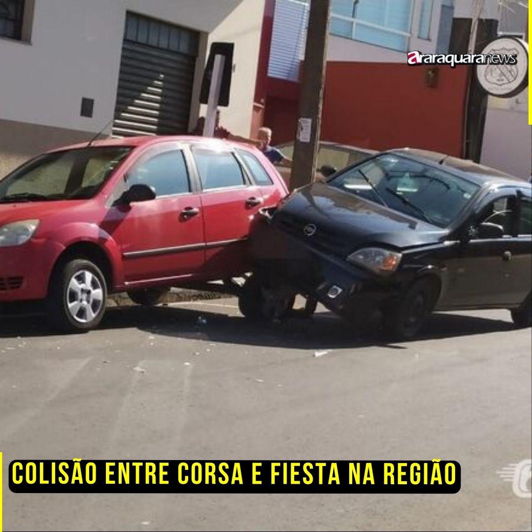 Colisão entre Corsa e Fiesta na região