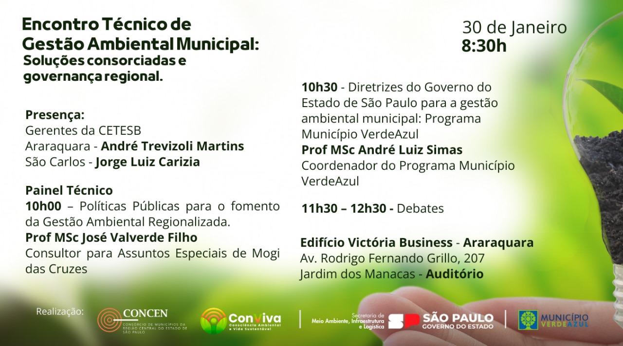 CONCEN reúne municípios da Região Central para debater a gestão ambiental