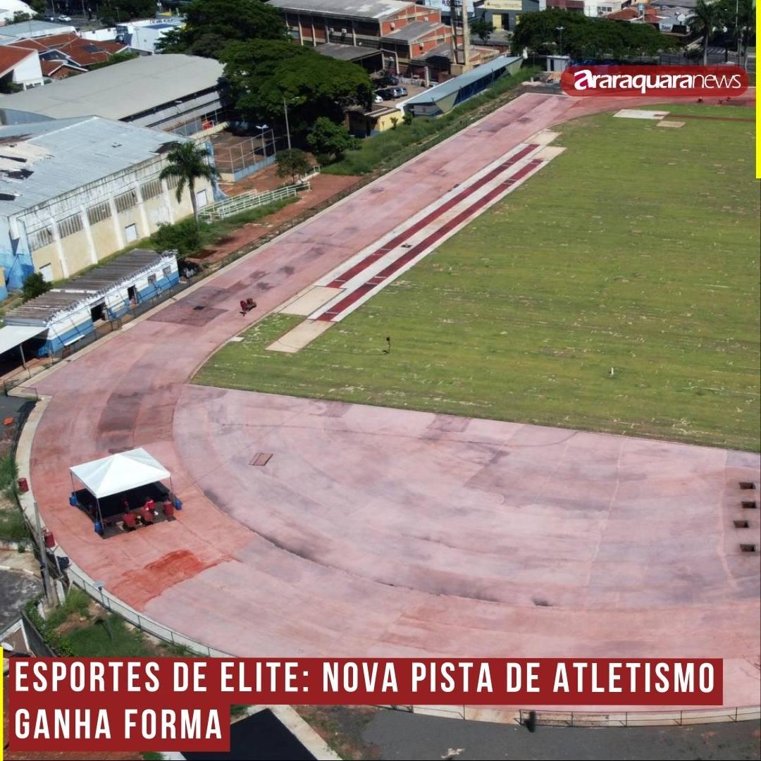 Esportes de Elite: Nova Pista de Atletismo Ganha Forma