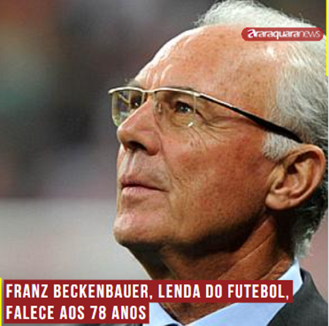 Franz Beckenbauer, lenda do futebol, falece aos 78 anos