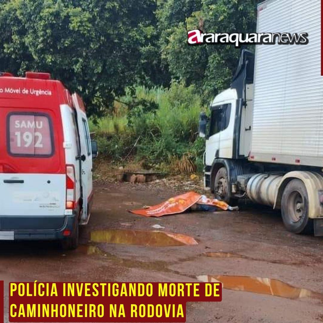 Polícia Investigando Morte de Caminhoneiro na Rodovia: Possível Mau Súbito