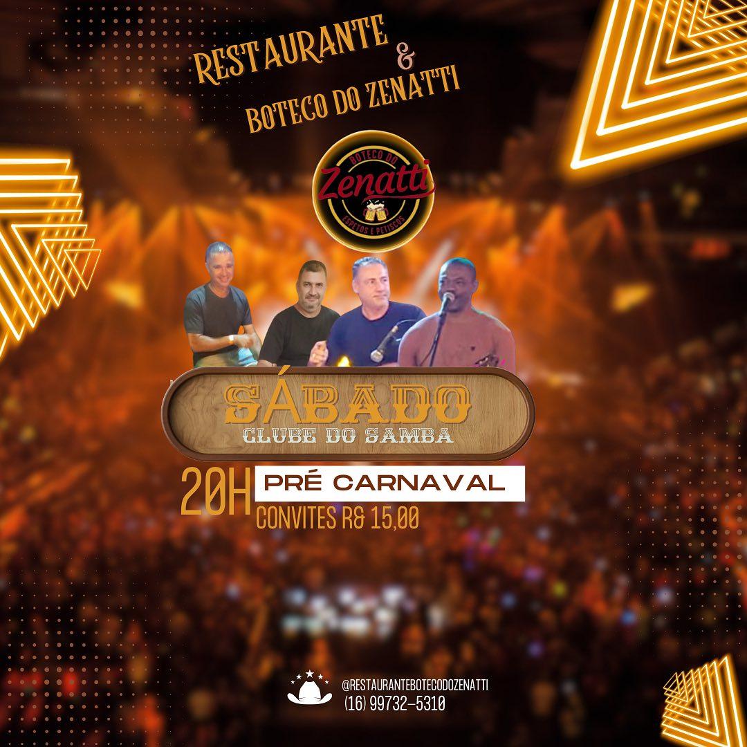 Sábado de Samba no Zenatti: Aquecendo para o Carnaval!
