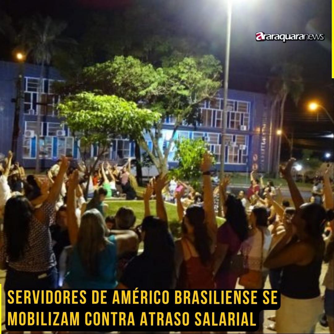 Servidores de Américo Brasiliense se Mobilizam Contra Atraso Salarial