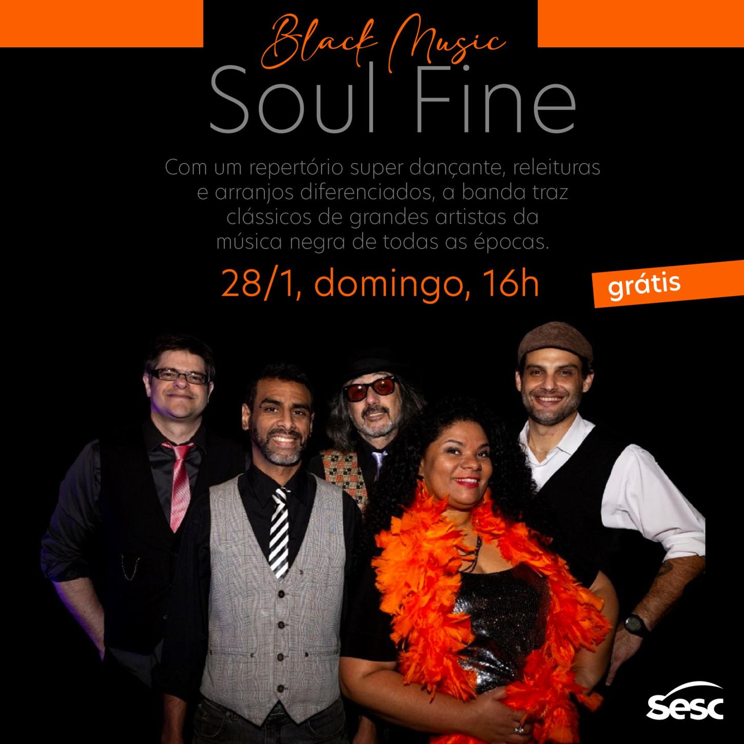 Soul Fine: Uma Noite de Black Music no Sesc Verão