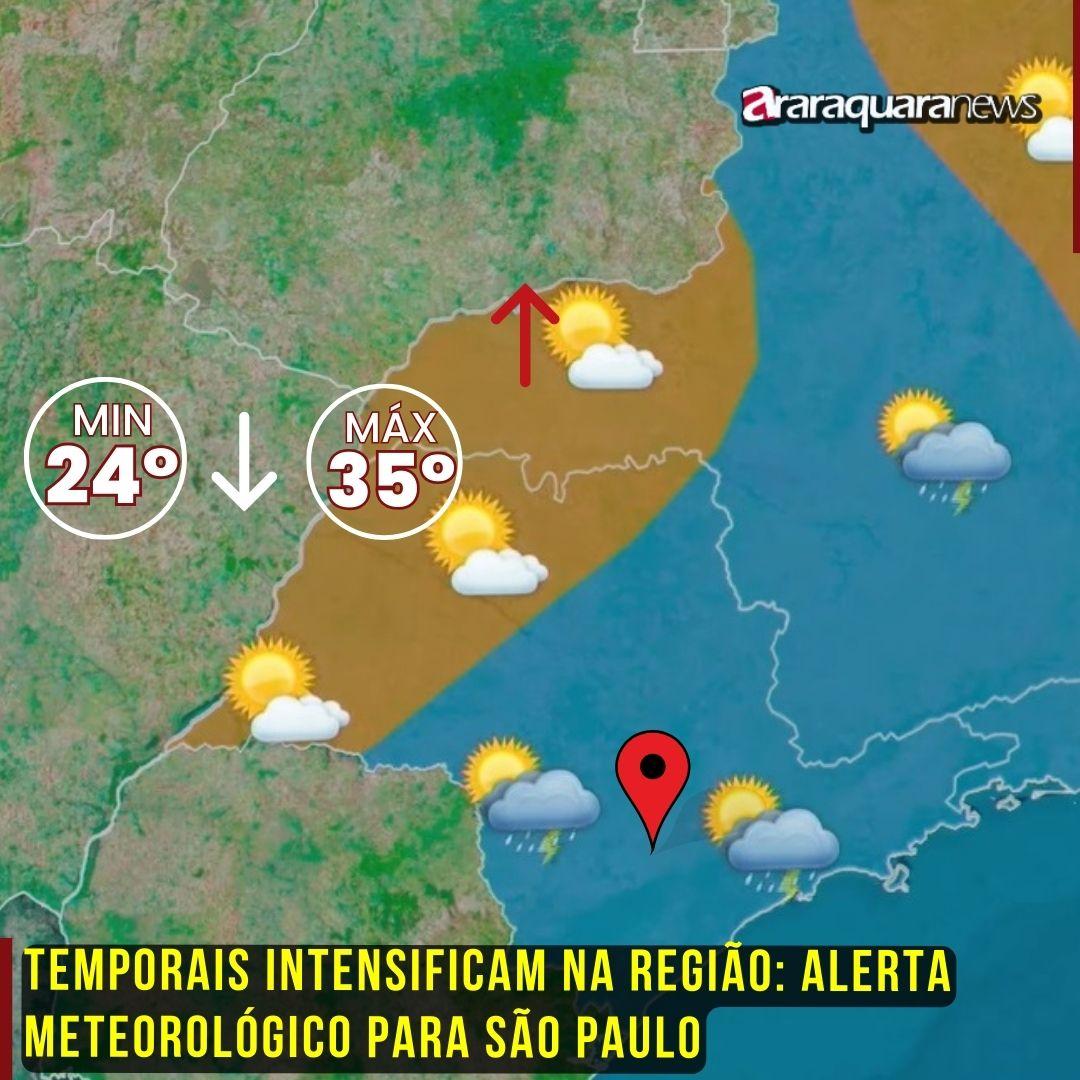 Temporais Intensificam na Região: Alerta Meteorológico para São Paulo