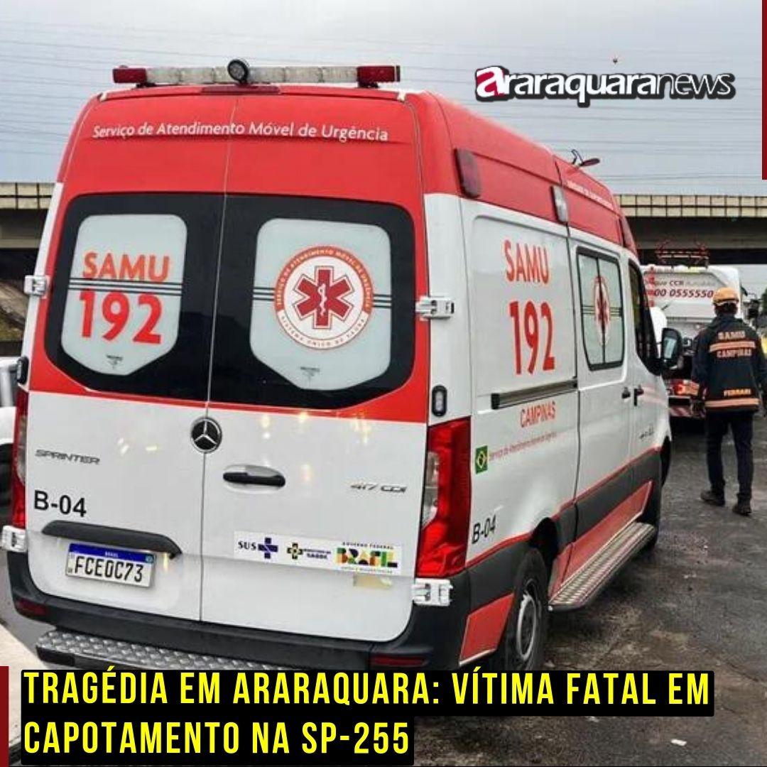 Tragédia em Araraquara: Vítima Fatal em Capotamento na SP-255