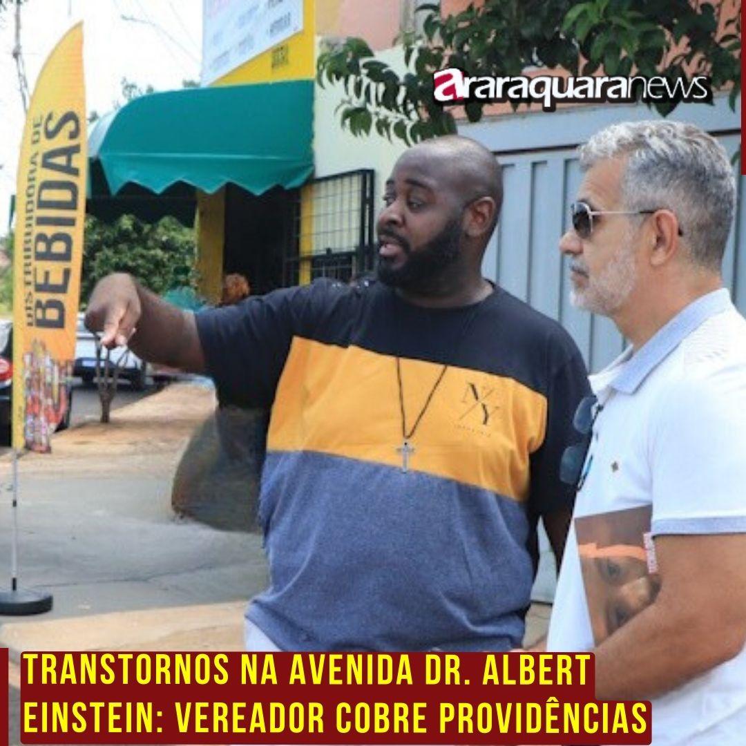 Transtornos na Avenida Dr. Albert Einstein: Vereador Cobre Providências