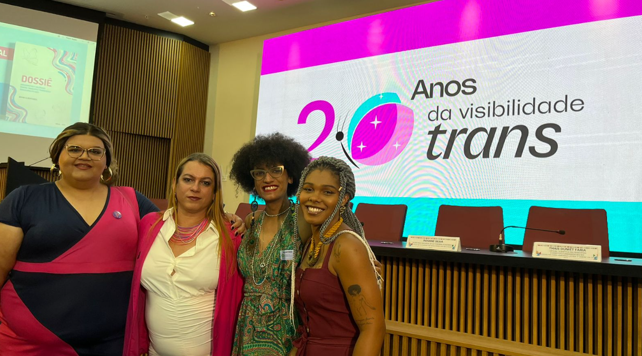 Vereadora trans representa o município em ação do governo federal sobre o dia da visibilidade trans