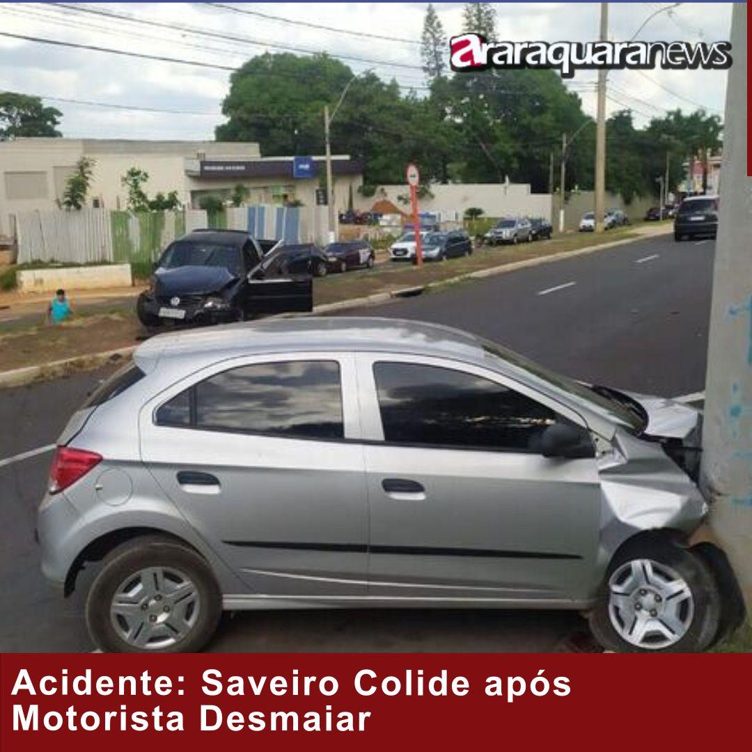 Acidente: Saveiro Colide após Motorista Desmaiar