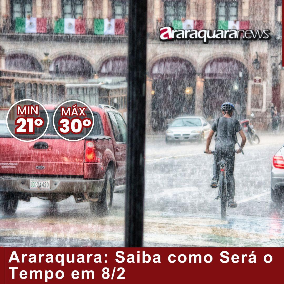 Araraquara: Saiba como Será o Tempo em 8/2