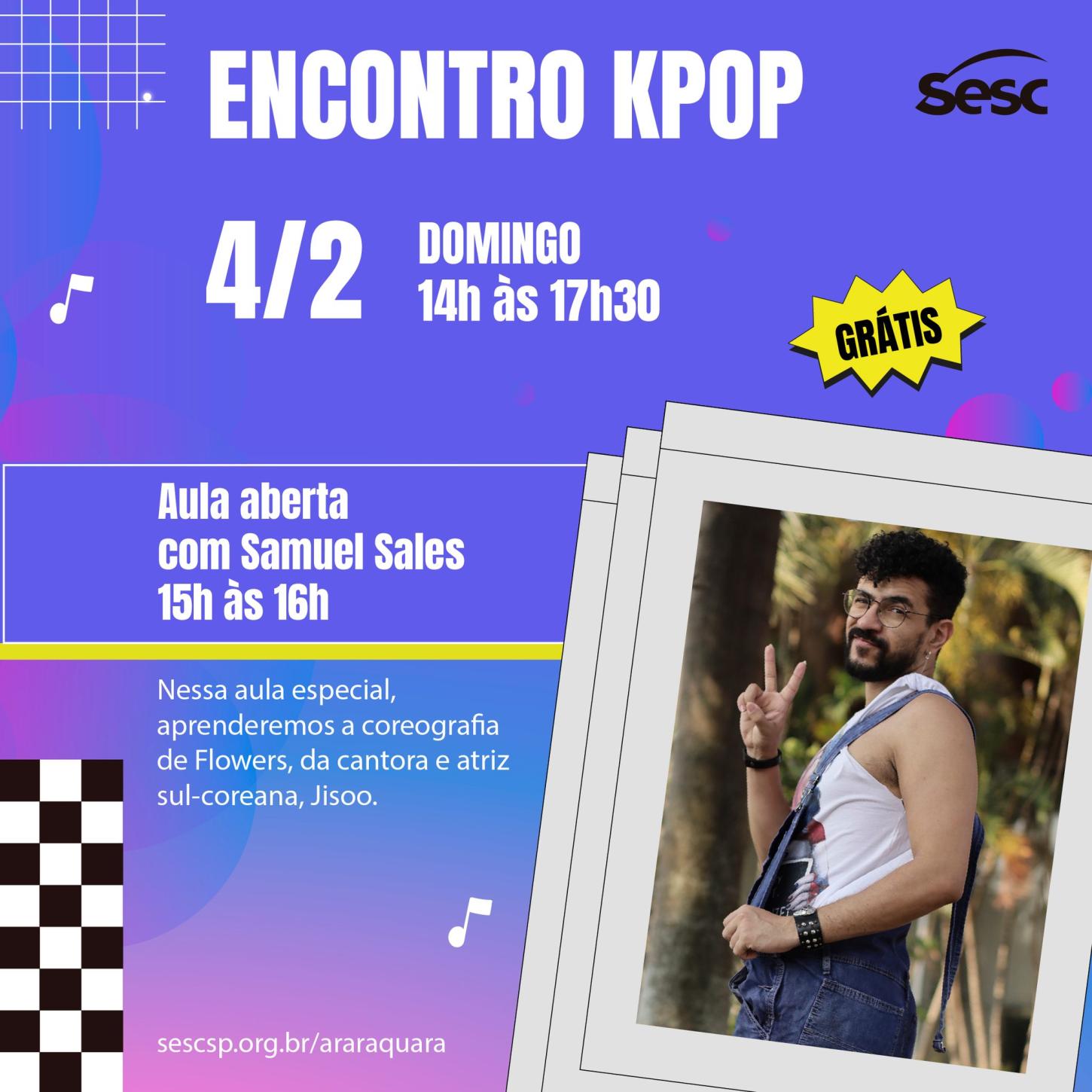 Aula de Dança Kpop com Samuel Sales: Imperdível!