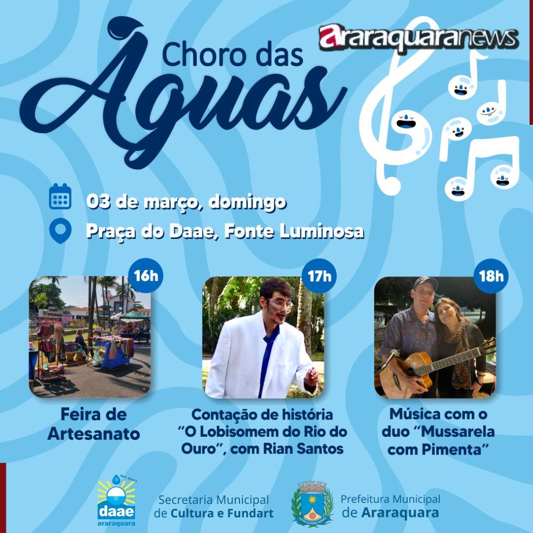 Choro das Águas: Arte, História e Música ao Vivo em Araraquara!