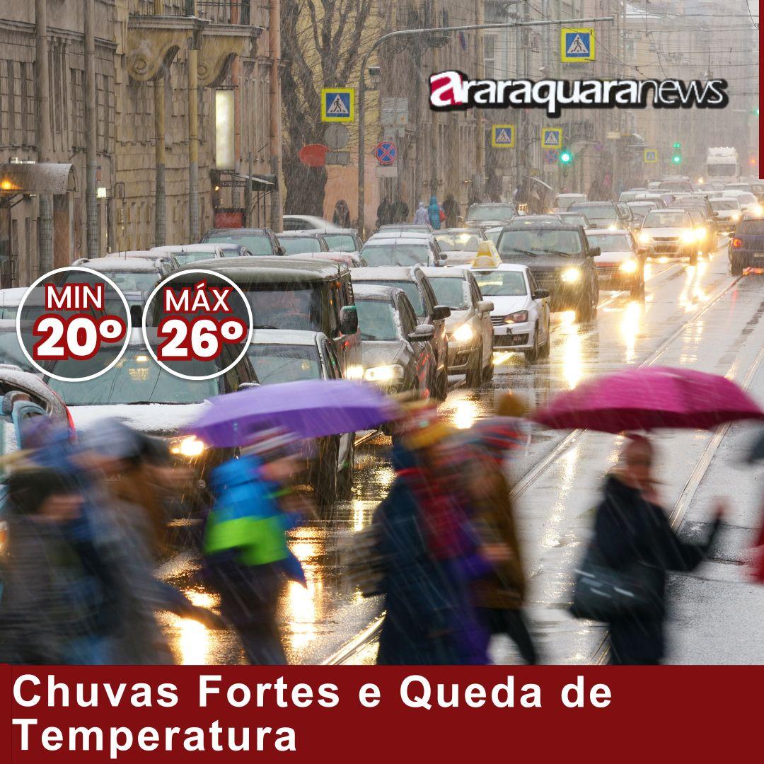 Chuvas Fortes e Queda de Temperatura: Impacto da Frente Fria