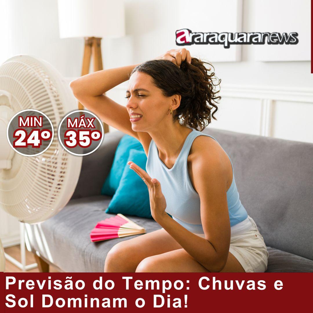 Clima em Araraquara: Máxima de 35°C e Céu com Sol e Nuvens