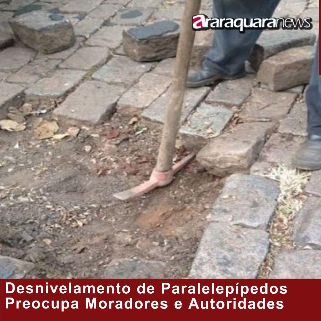 Desnivelamento de Paralelepípedos Preocupa Moradores e Autoridades