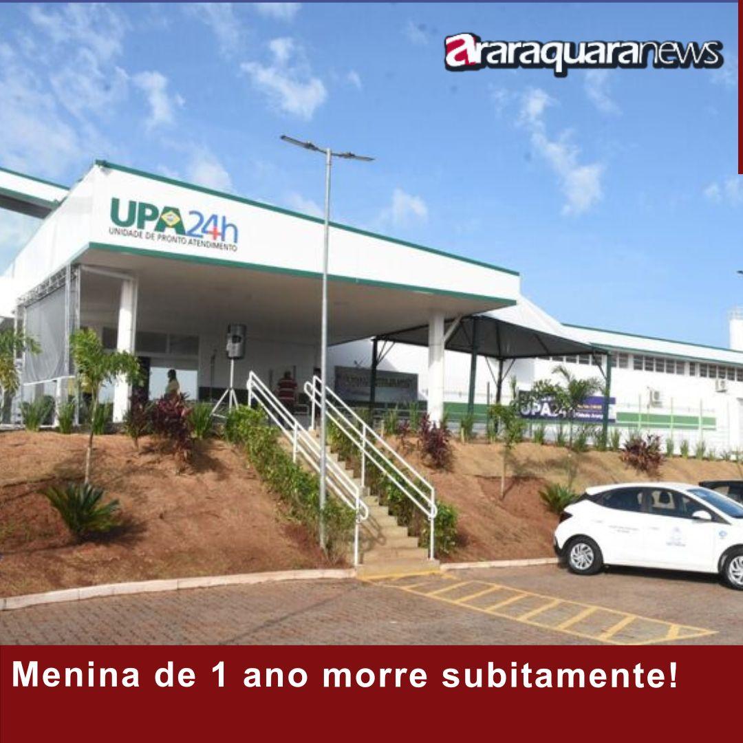 Menina de 1 ano morre subitamente!