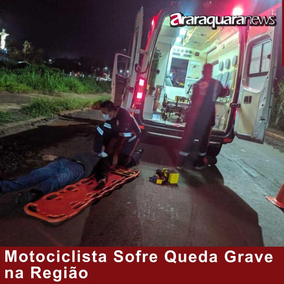 Motociclista Sofre Queda Grave na Região