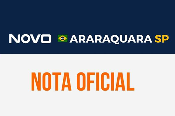 NOVO Araraquara posiciona-se em relação a embate de promotor e Edinho Silva