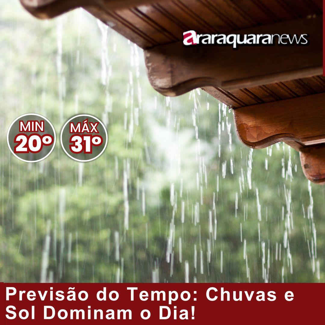 Previsão do Tempo: Chuvas e Sol Dominam o Dia!