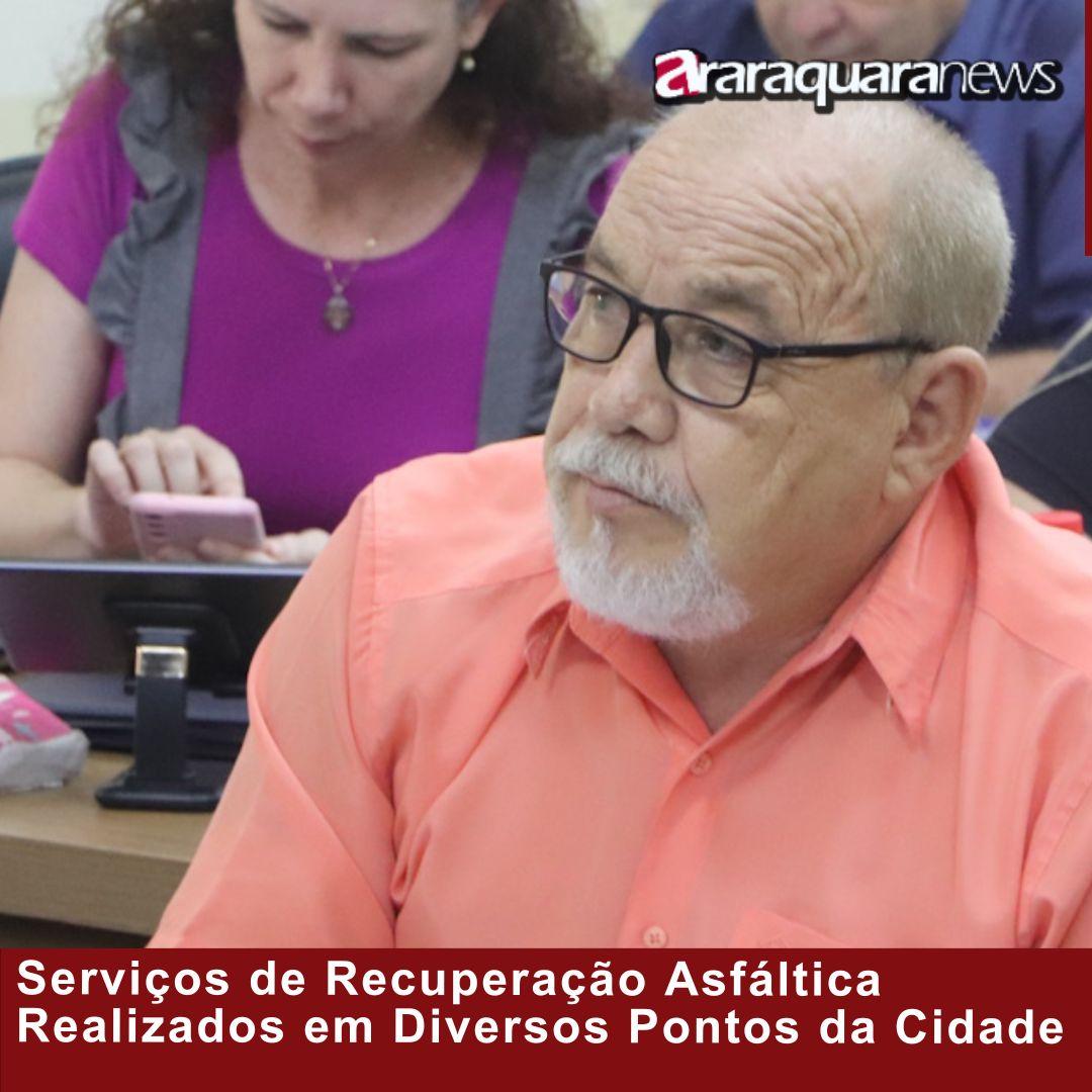 Serviços de Recuperação Asfáltica Realizados em Diversos Pontos da Cidade