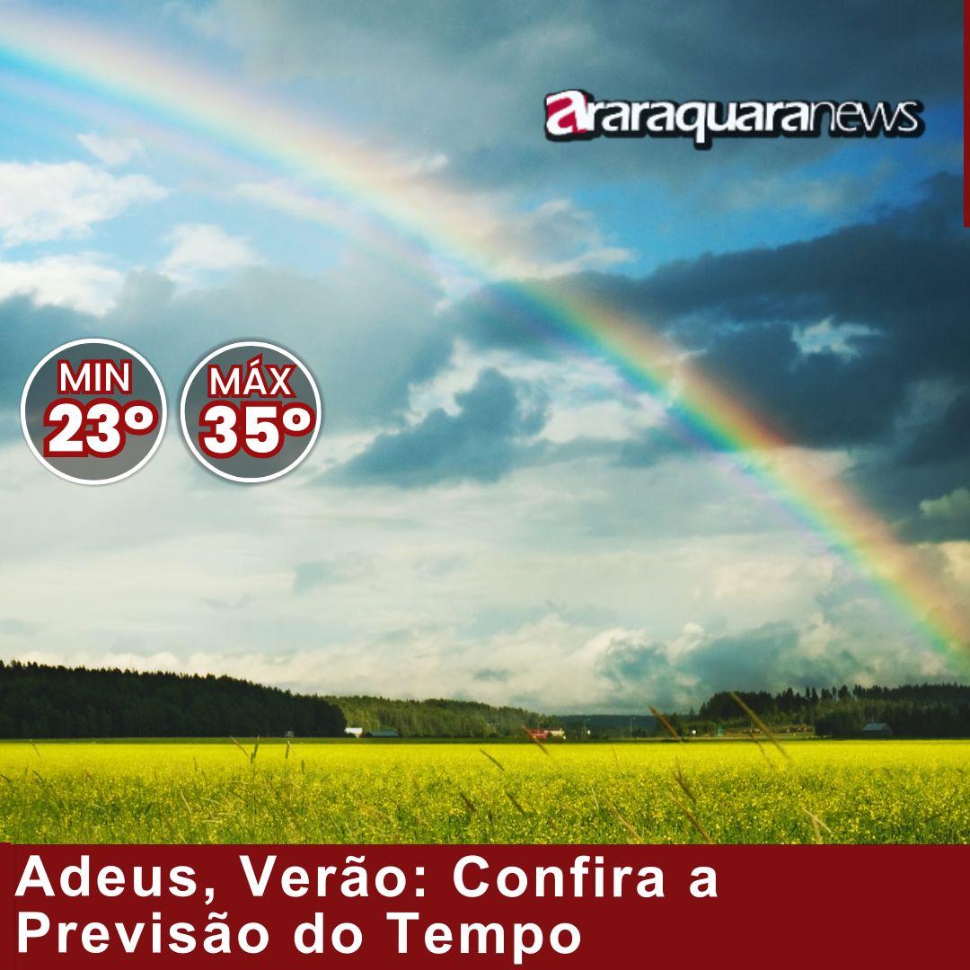 Adeus, Verão: Confira a Previsão do Tempo