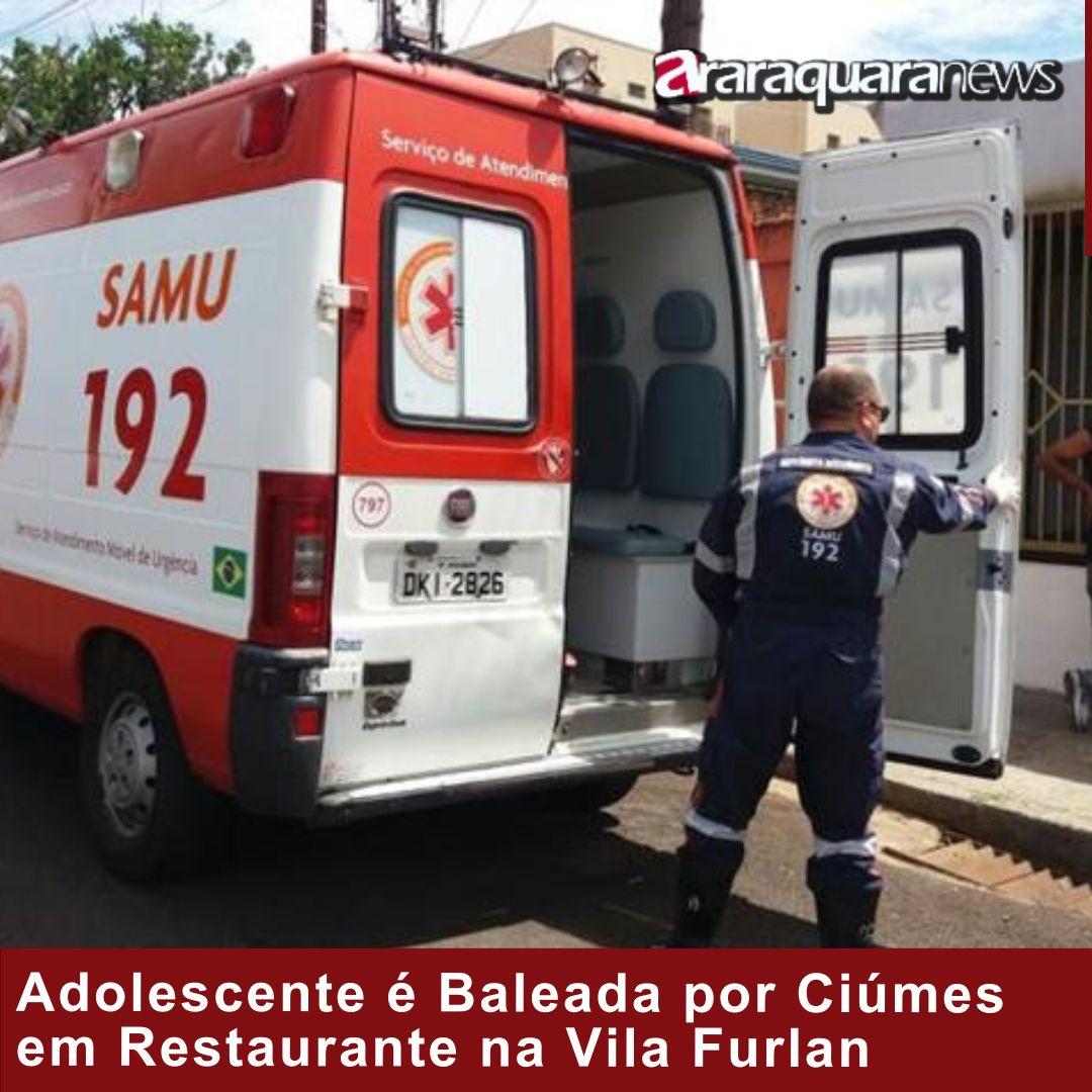 Adolescente é Baleada por Ciúmes em Restaurante na Vila Furlan