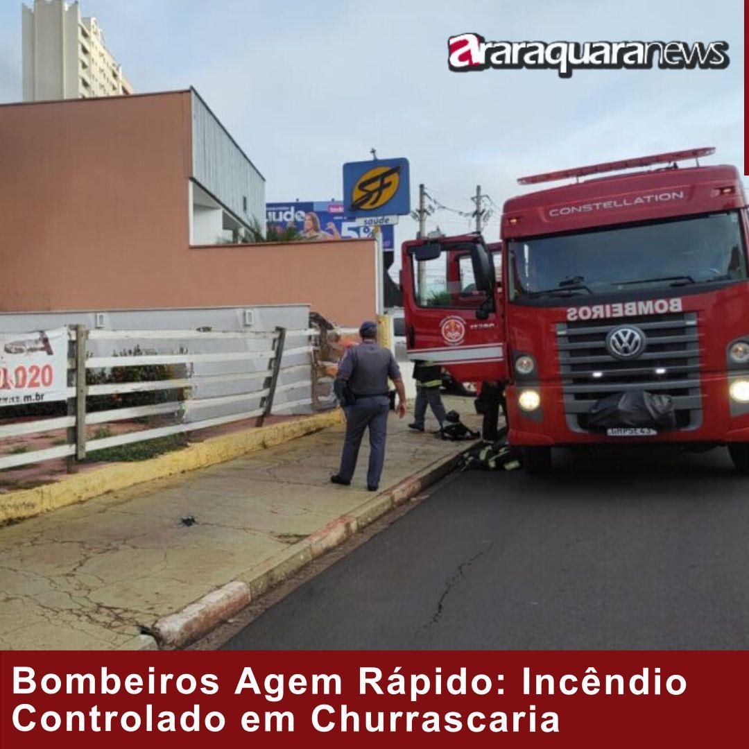 Bombeiros Agem Rápido: Incêndio Controlado em Churrascaria Desativada