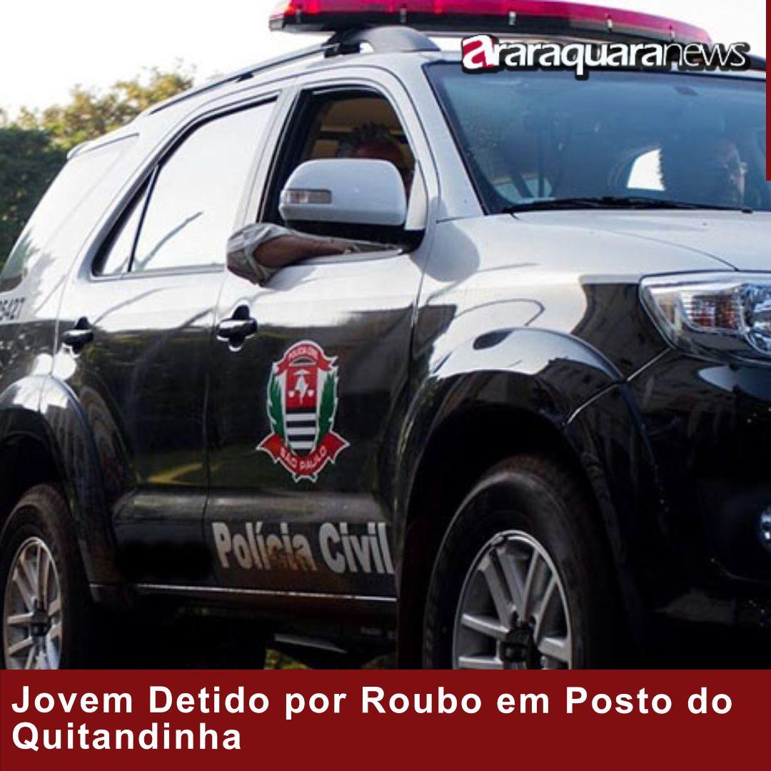 Jovem Detido por Roubo em Posto do Quitandinha