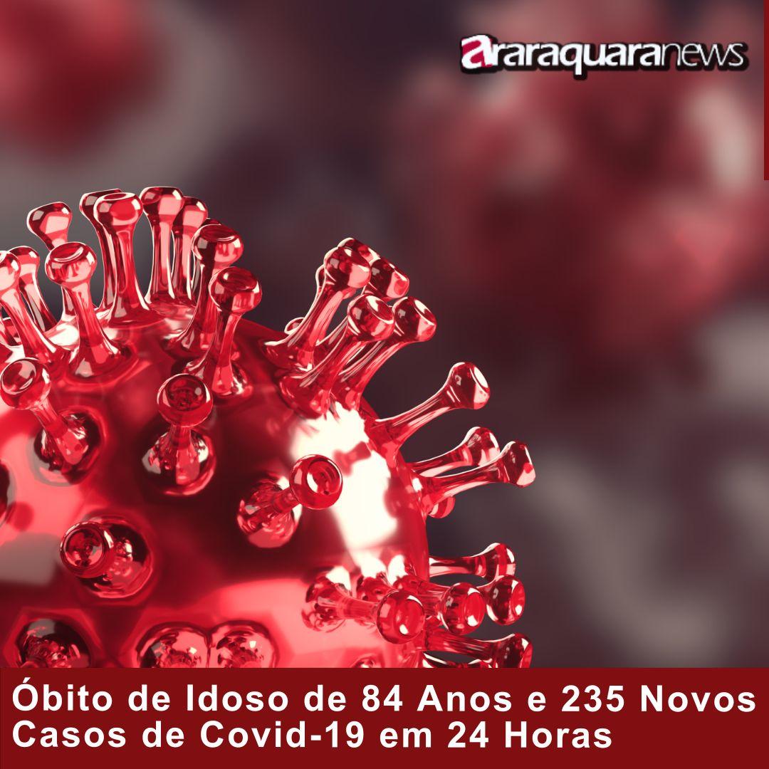 Óbito de Idoso de 84 Anos e 235 Novos Casos de Covid-19 em 24 Horas