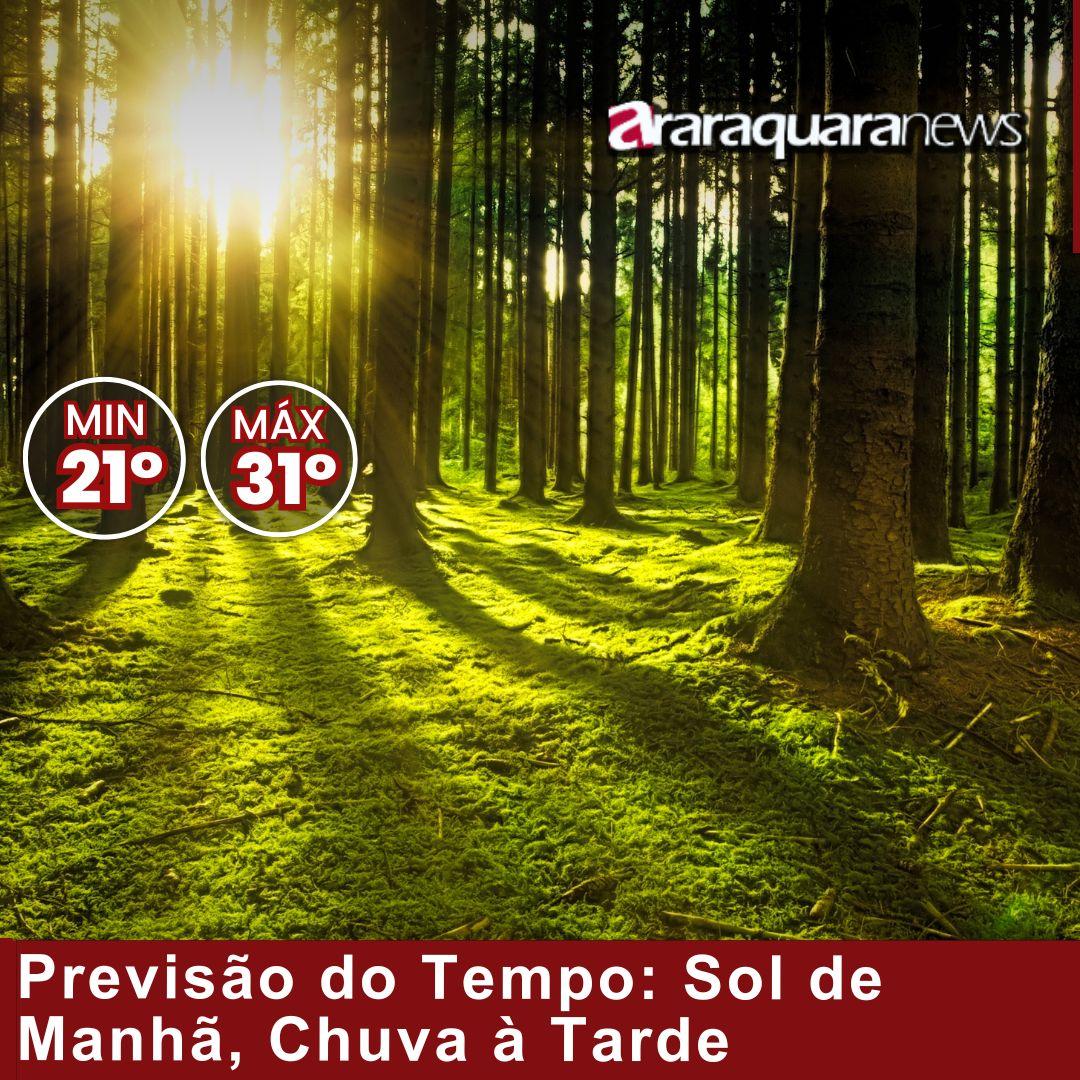 Previsão do Tempo: Sol de Manhã, Chuva à Tarde