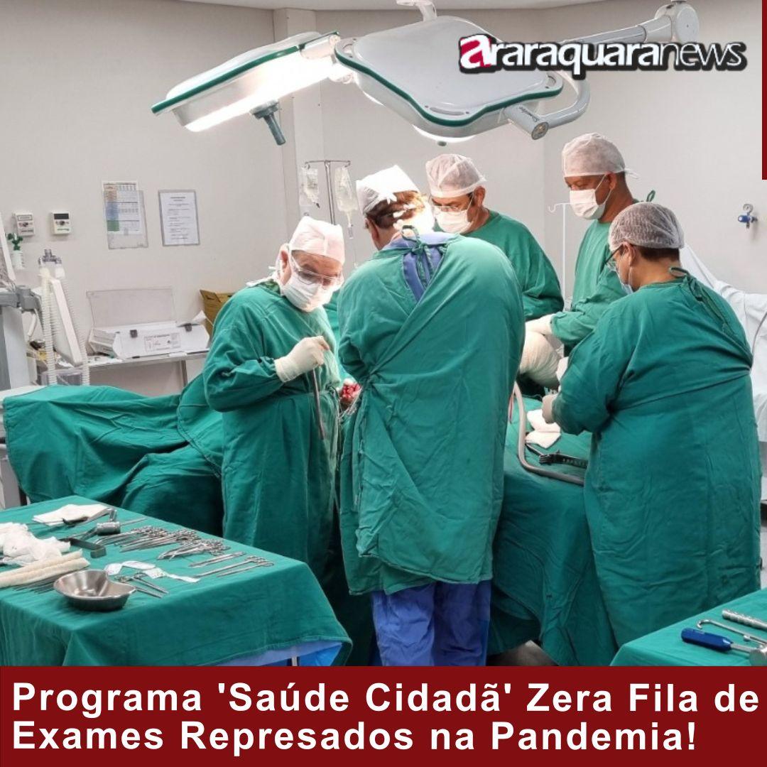Programa 'Saúde Cidadã' Zera Fila de Exames Represados na Pandemia!