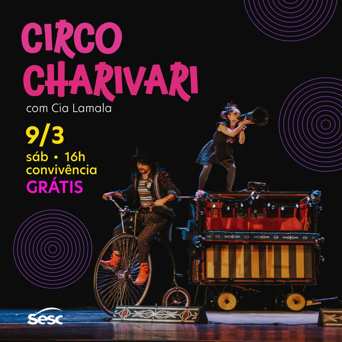Sábado de Circo: Espetáculo Gratuito para Toda a Família!