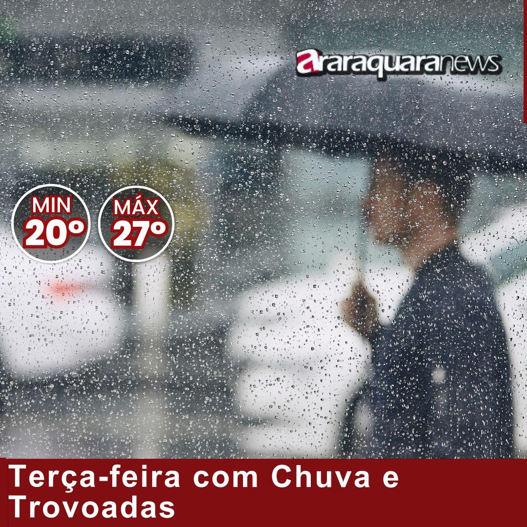 Terça-feira com Chuva e Trovoadas: Confira a Previsão do Clima
