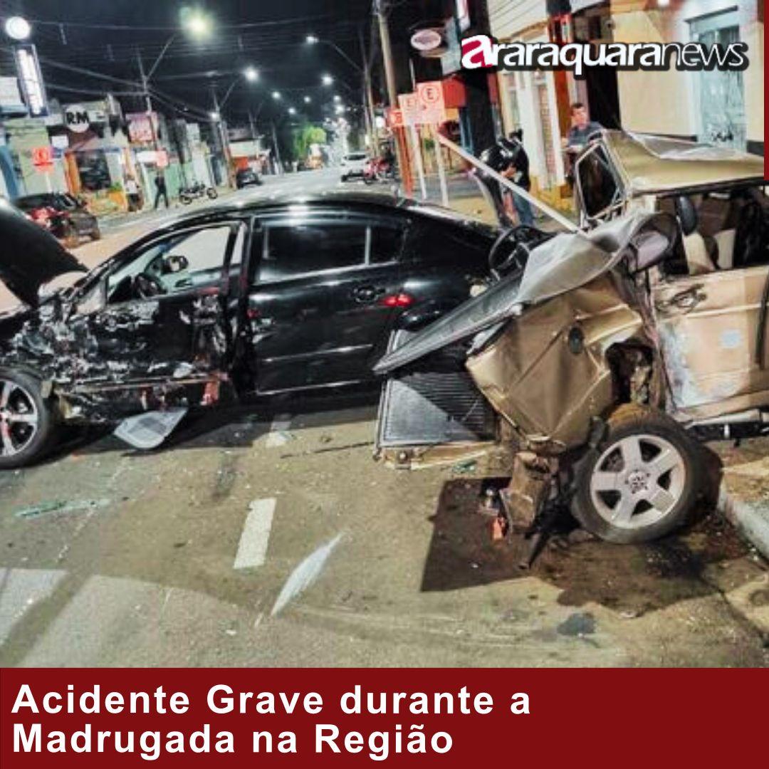 Acidente Grave durante a Madrugada na Região