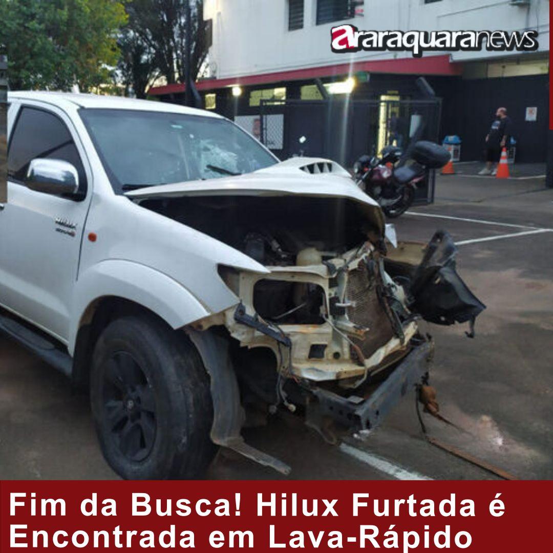 Fim da Busca! Hilux Furtada é Encontrada em Lava-Rápido ️‍