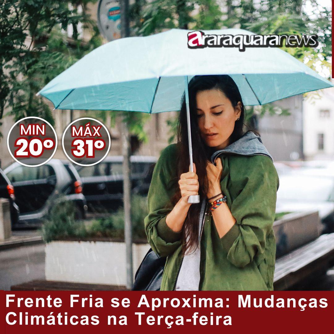 Frente Fria se Aproxima: Mudanças Climáticas na Terça-feira