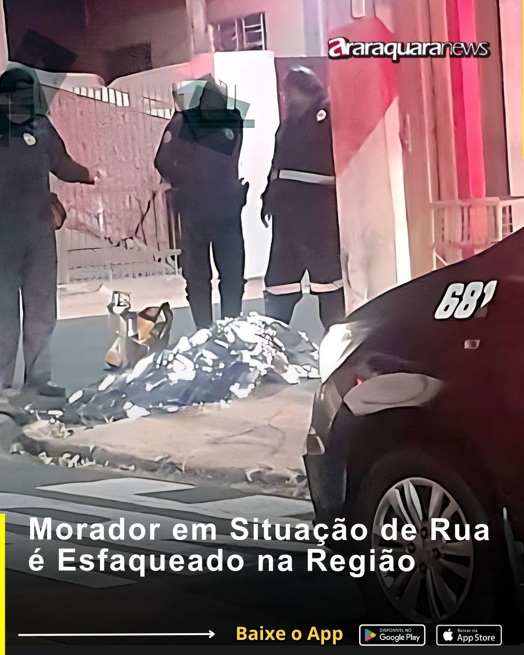 Morador em Situação de Rua é Esfaqueado na Região