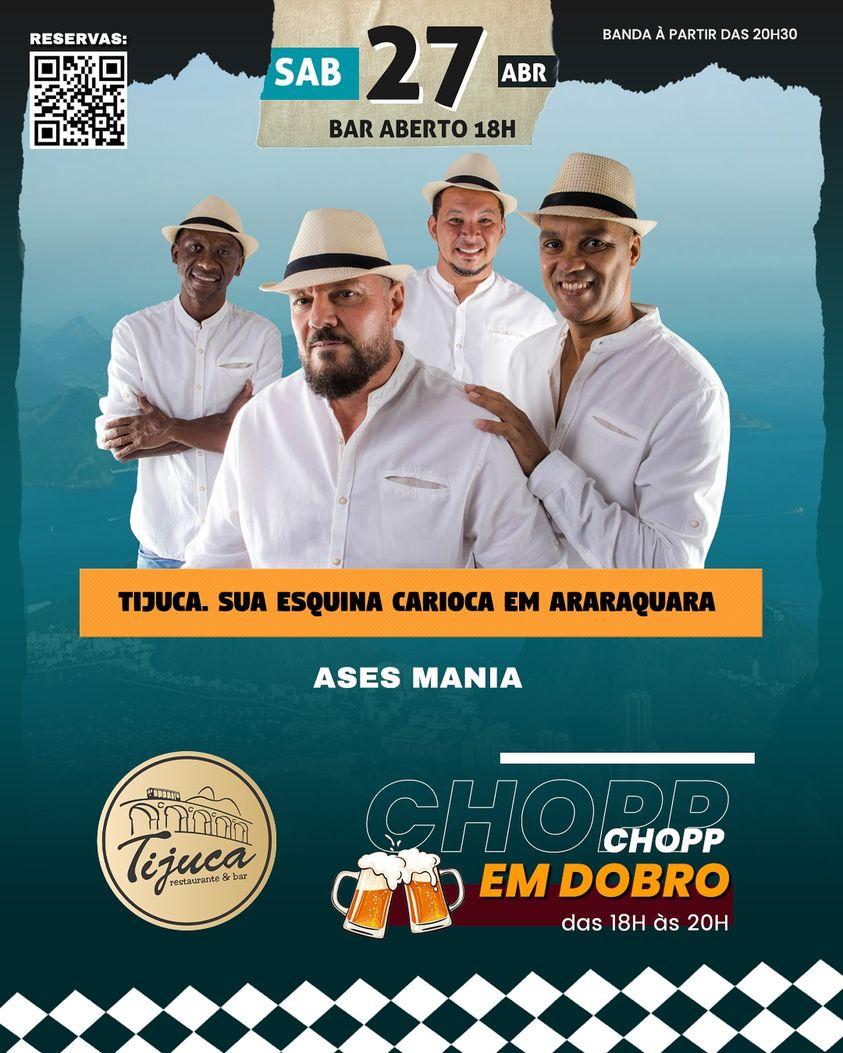 Música ao vivo com Ases Mania