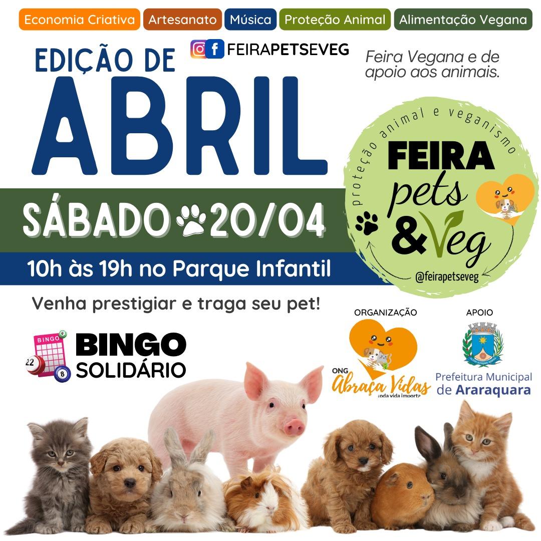 Sábado Animal: Feira Pets & Veg no Parque Infantil