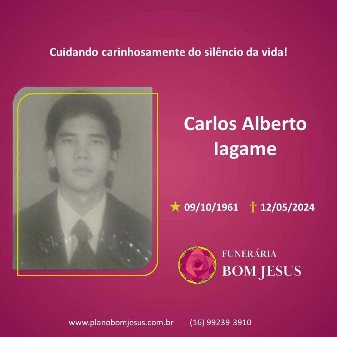 A Funerária Bom Jesus comunica o falecimento do Sr. CARLOS ALBERTO IAGAME