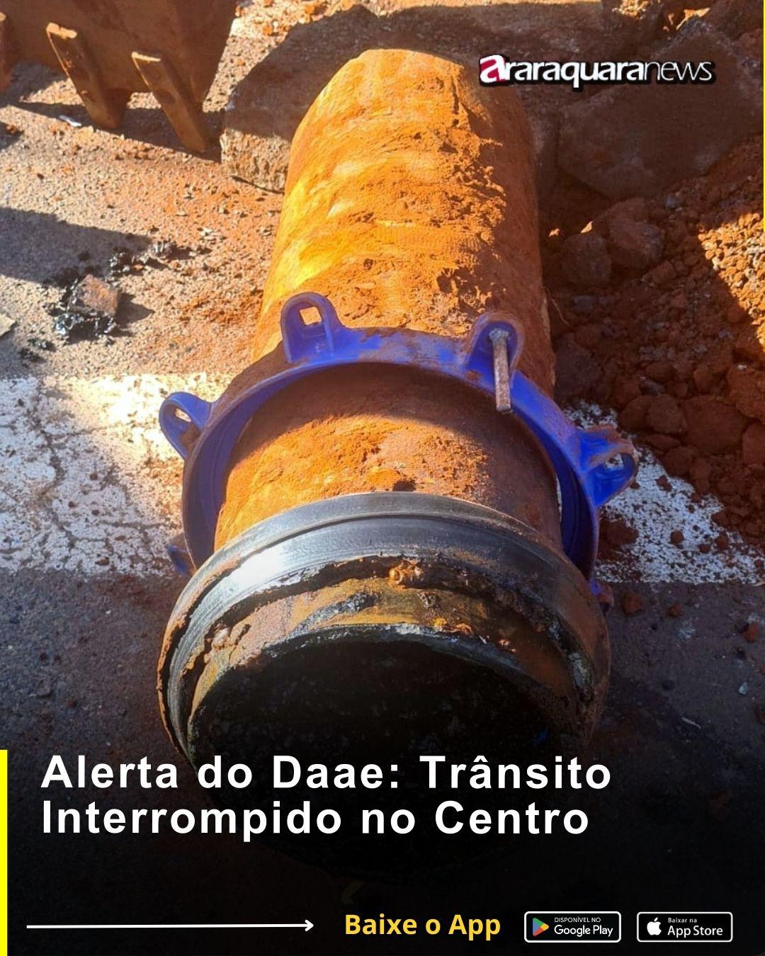 Alerta do Daae: Trânsito Interrompido no Centro
