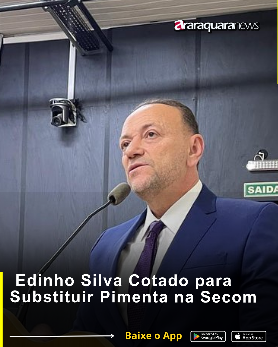 Edinho Silva Cotado para Substituir Pimenta