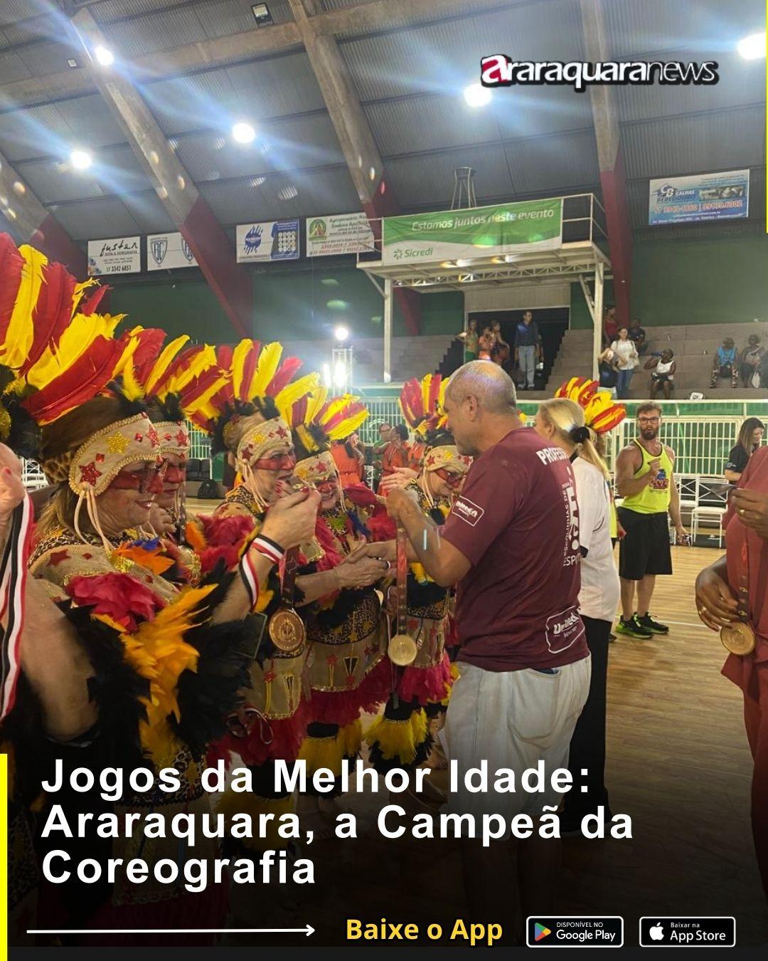 Jogos da Melhor Idade: Araraquara, a Campeã da Coreografia
