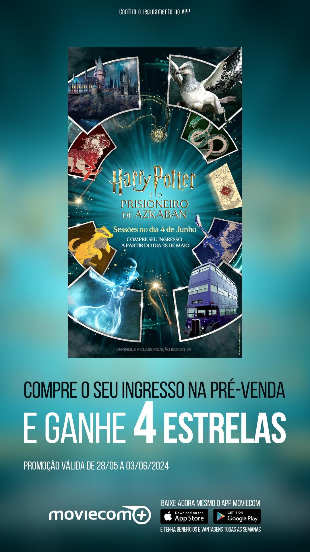 Moviecom Jaraguá terá sessões comemorativas de Harry Potter