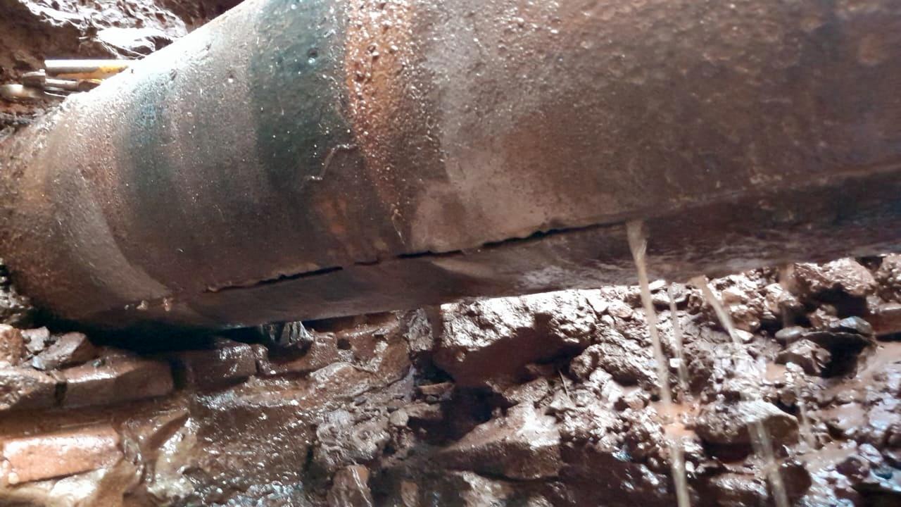 ROMPIMENTO DA ADUTORA DA CAPTAÇÃO PAIOL (15/05)