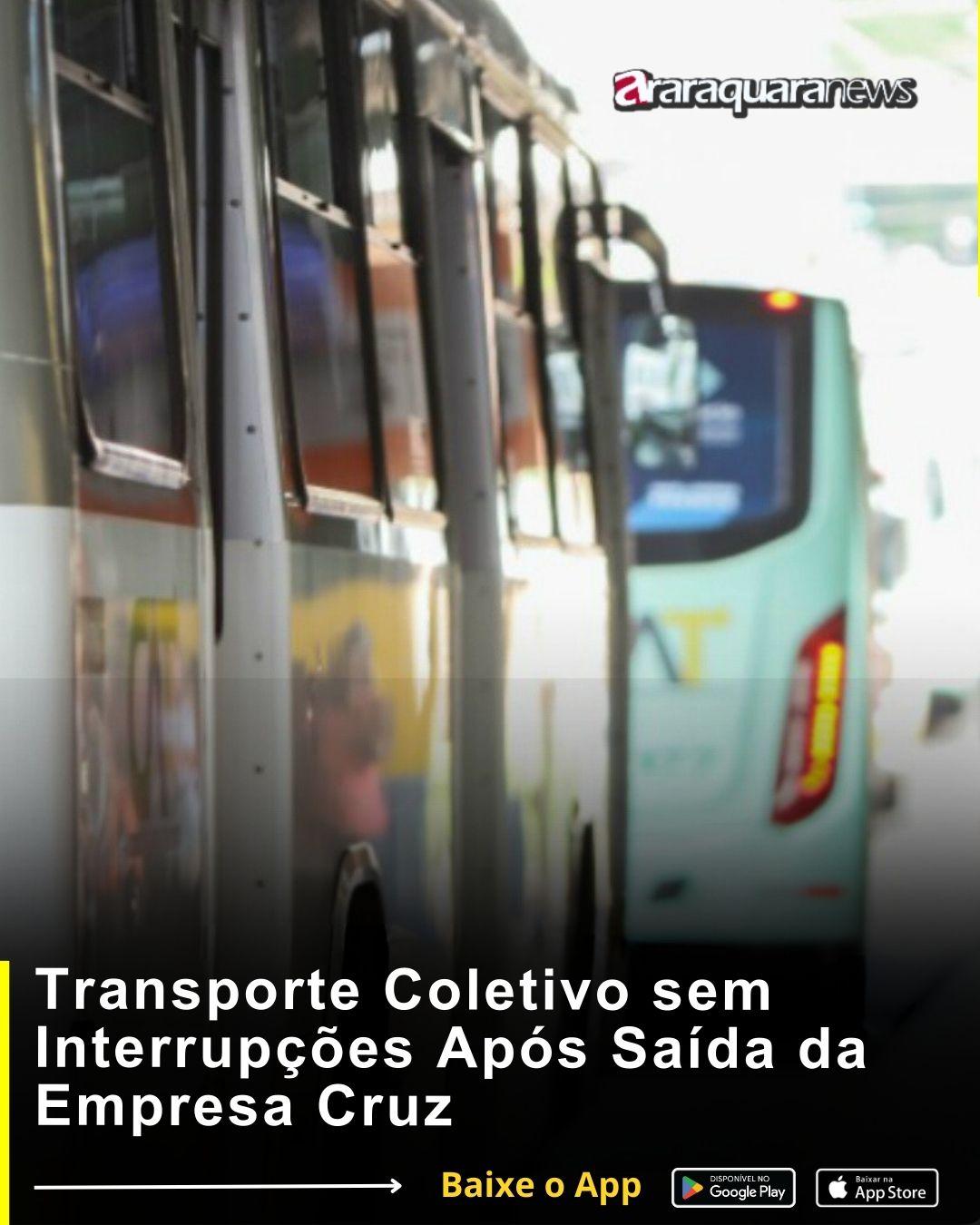 Transporte Coletivo sem Interrupções Após Saída da Empresa Cruz
