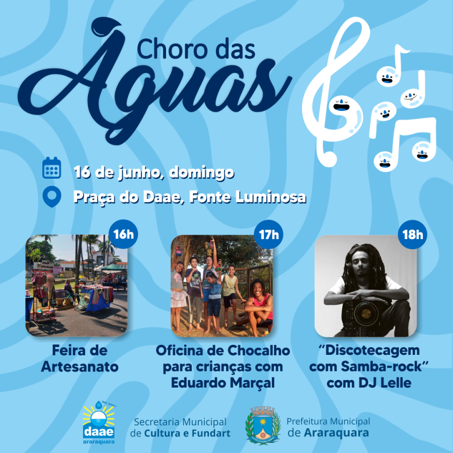 Choro das Águas Traz Feira, Chocalho e Samba-Rock