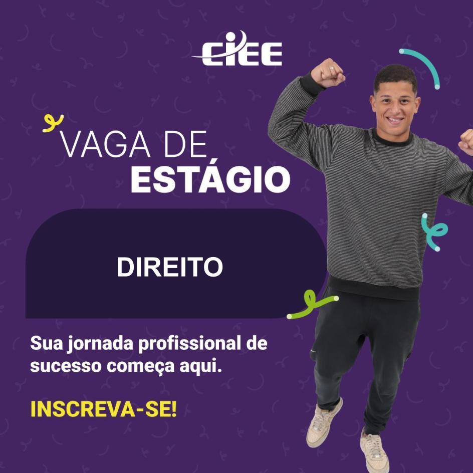 VAGA DE ESTÁGIO EM DIREITO